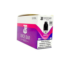 Load image into Gallery viewer, 10mg Juice Bar Salts 10ml Nic Salts - Pack Of 5 (50VG/50PG) E-Liquids Juice Bar