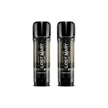 Load image into Gallery viewer, 20mg Lost Mary Tappo Replacement Prefilled Pods 2ml 1200 Puffs - 2 Pcs Vaping Products Lost Mary