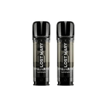 Load image into Gallery viewer, 20mg Lost Mary Tappo Replacement Prefilled Pods 2ml 1200 Puffs - 2 Pcs Vaping Products Lost Mary