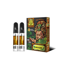 Load image into Gallery viewer, Aztec CBD 2 x 1000mg Cartridge Kit - 1ml CBD Products Aztec CBD White Widow