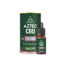 Load image into Gallery viewer, Aztec CBD Full Spectrum Hemp Oil 1500mg CBD 10ml CBD Products Aztec CBD