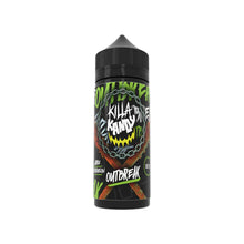 Load image into Gallery viewer, Killa Kandy 100ml Shortfill 0mg (80VG/20PG) E-Liquids Killa Kandy Outbreak
