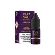 Load image into Gallery viewer, 20mg Pod Salt Origins 10ml Nic Salt (50VG/50PG) Vaping Products Pod Salt Liquor Tobacco