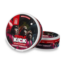 Load image into Gallery viewer, 100mg Aroma King Triple Kick NoNic Pouches - 25 Pouches Smoking Products Aroma King Menthol Ice