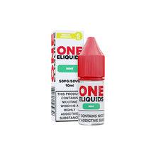 Load image into Gallery viewer, 6mg One E-Liquids Flavoured Nicotine E-Liquid 10ml (50VG/50PG) Vaping Products One Eliquids Light Tobacco