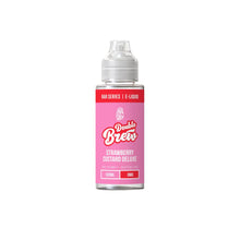 Load image into Gallery viewer, 0mg Ohm Brew Bar Series Double Brew 100ml Shortfill (55VG/45PG) E-Liquids Ohm Brew Strawberry Custard Deluxe