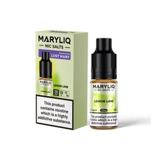 Load image into Gallery viewer, 10mg MARYLIQ Nic Salt By Lost Mary 10ml (50VG/50PG) Vaping Products Lost Mary Lime Rum