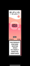 Load image into Gallery viewer, Elf Bar ELFLIQ - Nic Salt - Apple Peach