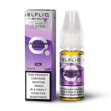Load image into Gallery viewer, Elf Bar ELFLIQ - Nic Salt - Blackcurrant Aniseed
