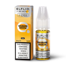 Load image into Gallery viewer, Elf Bar ELFLIQ - Nic Salt - Rhubarb Snoow
