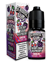 Load image into Gallery viewer, Doozy Vape - Seriously Salty Fuisionz - Cherry Sour Raspberry