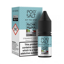 Load image into Gallery viewer, Pod Salt Fusion - Nic Salt - Charlies Chalk Dust Pacha Mama Strawberry Kiwi Ice