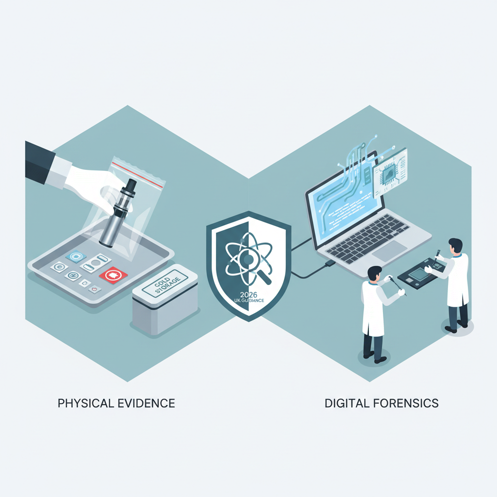Updated 2026 UK guidance: How to collect, preserve and document e‑cigarette devices as forensic evidence image