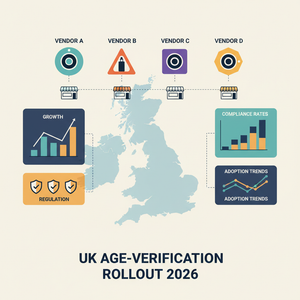 UK vape retailers roll out AI facial-age estimation cameras in 2026 — vendor rollouts, early results and regulation