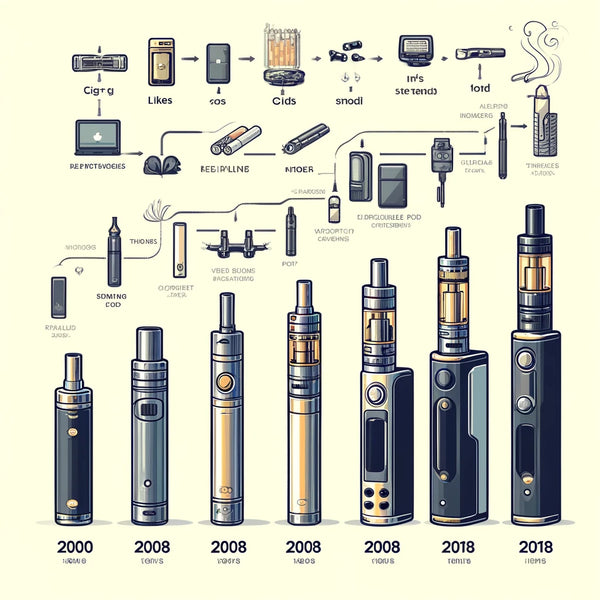 The Evolution of Vape Devices: From Humble Beginnings to High-Tech Gadgets