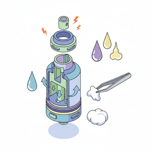 How to Stop Gurgling and Spitback on MTL RTAs (UK 2026): Quick Fixes for New Designs, Wicking and E‑Liquid Choices
