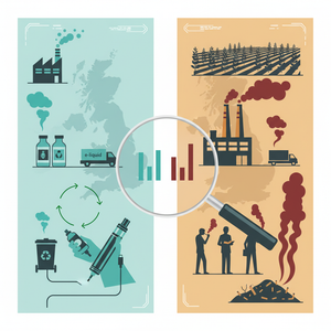 UK 2026: Lifecycle carbon‑footprint comparison — refillable e‑cigarettes vs tobacco cigarettes (analysis of GOV.UK disposable‑vapes impact assessment)