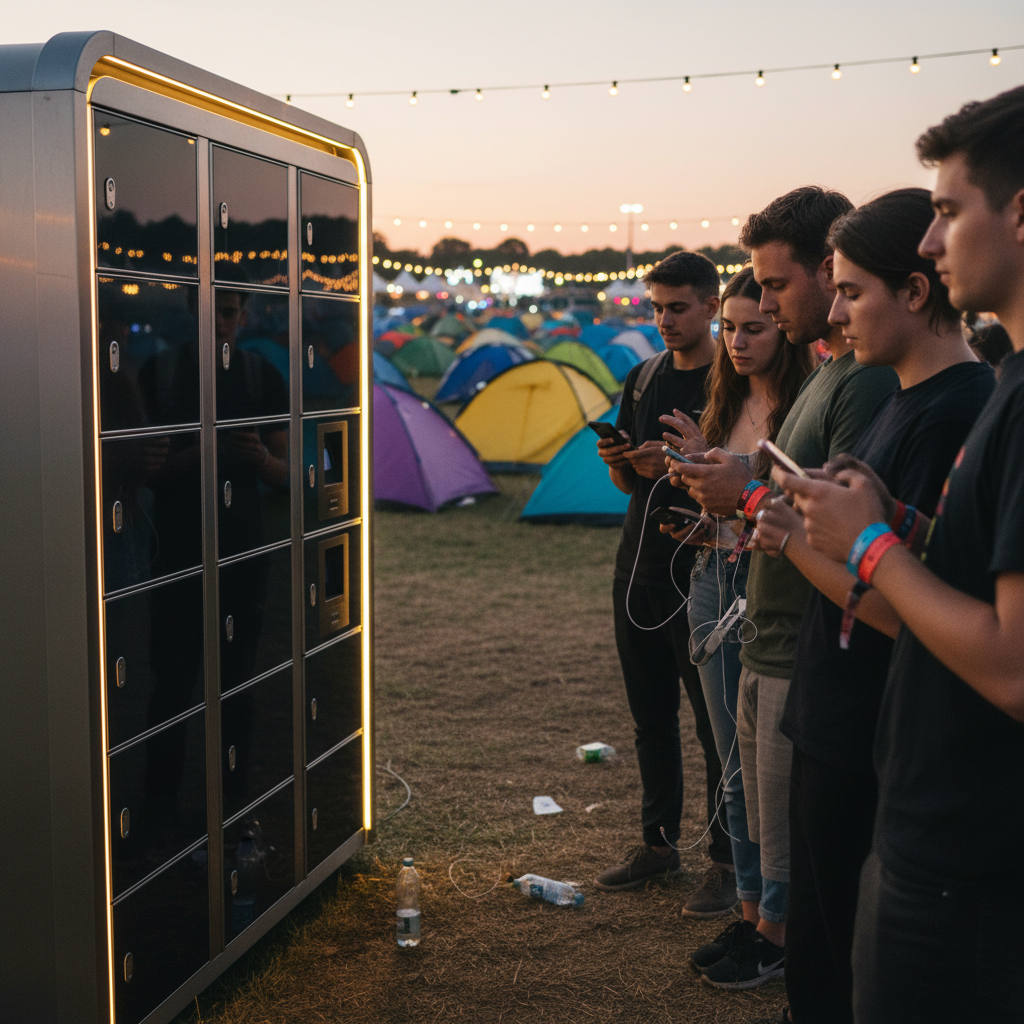 On-site vape battery charging stations & locker rentals at UK festivals in 2026 — what vapers need to know image