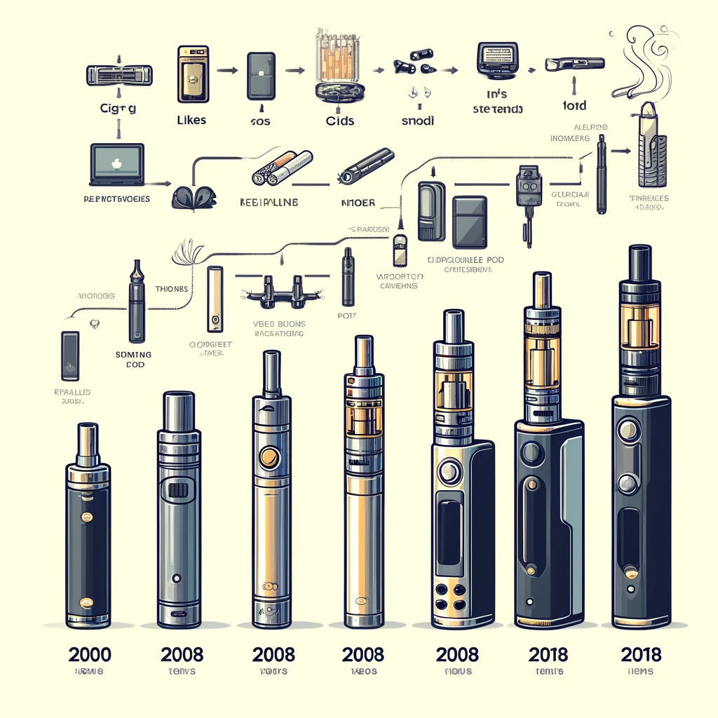 The Evolution of Vape Devices: From Humble Beginnings to High-Tech Gadgets image