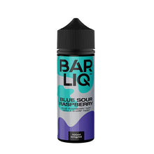 Load image into Gallery viewer, 0mg Bar Liq shortfill 120ml (70VG/30PG) Vaping Products Bar Liq Blue Sour Raspberry 
