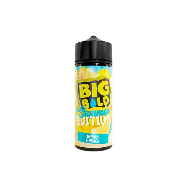 0mg Big Bold Summer Vibes Series 100ml E-liquid (70VG/30PG) E-liquids Big Bold Lemon & Peach 