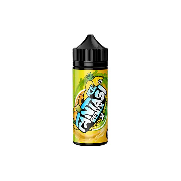 0mg Fantasi Ice Remix 100ml Shortfill E-Liquid (70VG/30PG) E-liquids Fantasi Tropical X Thunder 