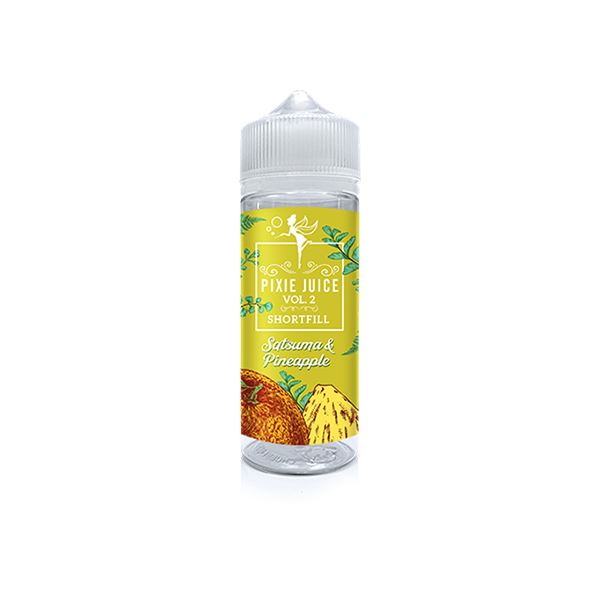 0mg Pixie Juice Volume 2 100ml Shortfill (70VG/30PG) E-liquids Pixie Juice Satsuma & Pineapple 