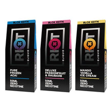 Load image into Gallery viewer, 0mg Riot Squad Black Edition V2 2x 50ml Shortfill (70VG/30PG) Vaping Products Riot Squad 
