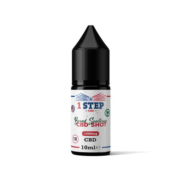 1000mg 1 Step Broad Spectrum 10ml CBD Shot CBD Products 1 Step CBD 