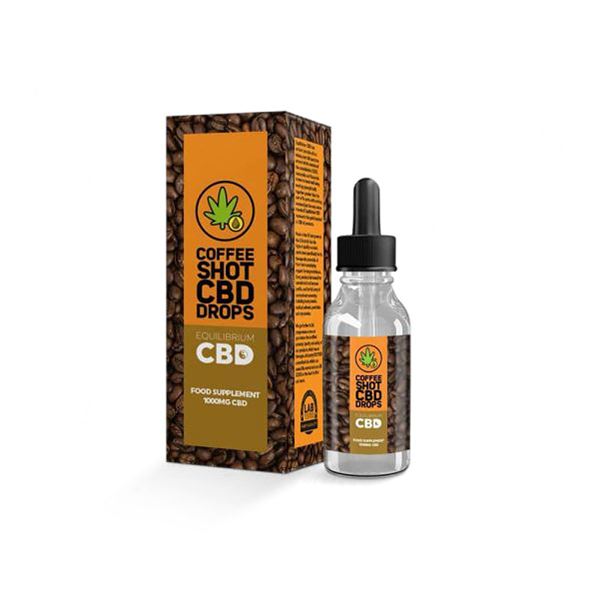1000mg Equilibrium CBD Oil 10ml - Coffee Shot Drops CBD Products Equilibrium CBD 