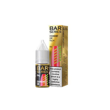 Load image into Gallery viewer, 10mg Bar Series Gold Edition Nic Salt 10ml (50VG/50PG) E-liquids Bar Series Strawberry Lime 
