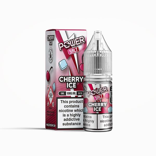 10mg Juice N Power Power Salts 10ml (50VG/50PG) Fulfilment Juice 'N' Power Cherry Ice 