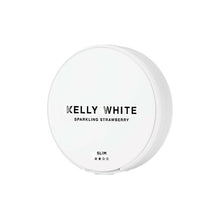 Load image into Gallery viewer, 10mg Kelly White Medium Slim Nicotine Pouches - 20 Pouches Smoking Products Kelly White Sparkling Strawberry 

