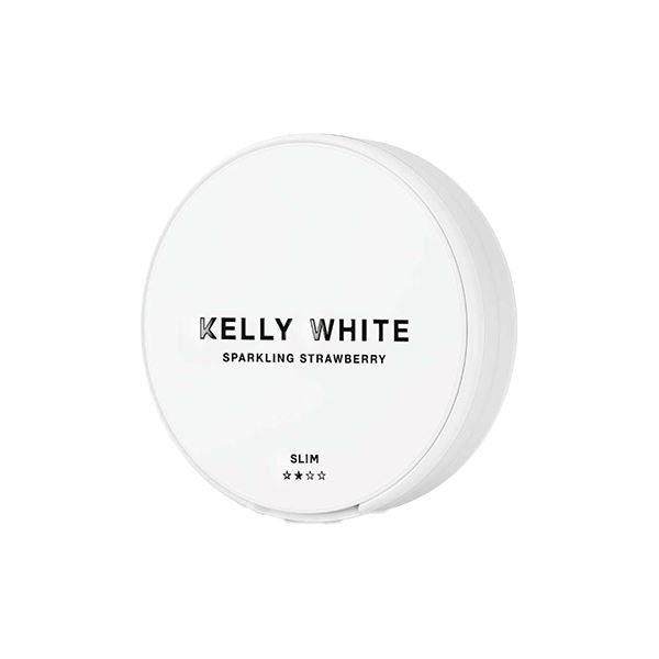 10mg Kelly White Medium Slim Nicotine Pouches - 20 Pouches Smoking Products Kelly White Sparkling Strawberry 