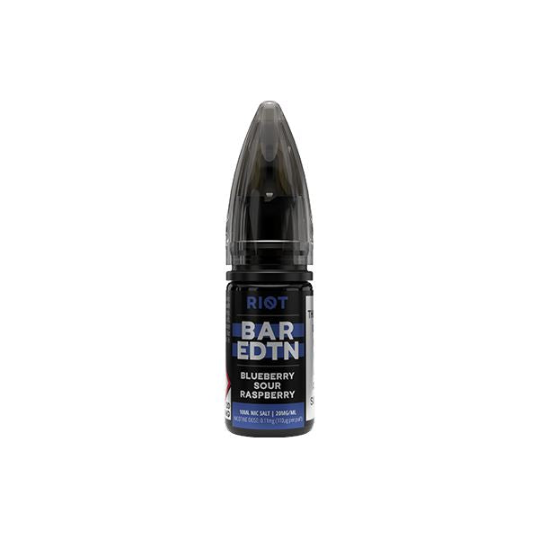 10mg Riot Squad BAR EDTN 10ml Nic Salts (50VG/50PG) E-liquids Riot Squad Blueberry Sour Raspberry 