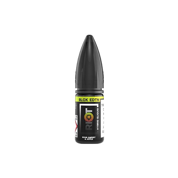 10mg Riot Squad Black Edition V2 Nic Salts 10ml (50VG/50PG) E-liquids Riot Squad Sour Cherry & Apple 