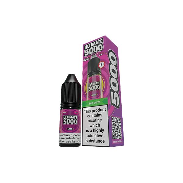 10mg Ultimate 5000 10ml Nic Salt (50VG/50PG) E-liquids Ultimate 5000 VMT 