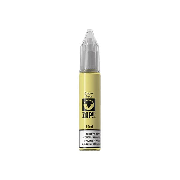 10mg Zap! Juice 10ml Nic Salts (50VG/50PG) E-liquids Zap! Juice Snow Pear 