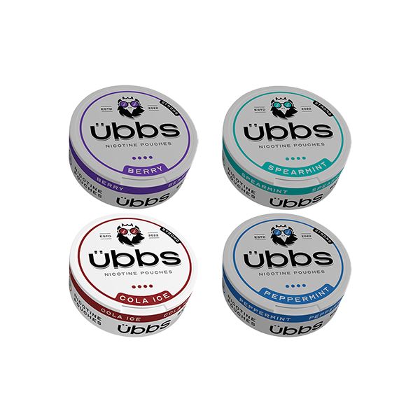11mg Ubbs Strong Nicotine Pouches Bundle 40 Cans Fulfilment Übbs 