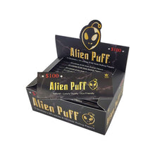 Load image into Gallery viewer, 12 Alien Puff Black &amp; Gold King Size 24K Gold Rolling Papers Smoking Products Alien Puff 
