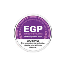 Load image into Gallery viewer, 14mg EGP Nicotine Pouches - 20 Pouches Smoking Products EGP 
