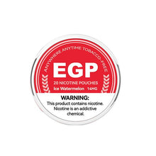 Load image into Gallery viewer, 14mg EGP Nicotine Pouches - 20 Pouches Smoking Products EGP 
