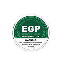 Load image into Gallery viewer, 14mg EGP Nicotine Pouches - 20 Pouches Smoking Products EGP Wintergreen 
