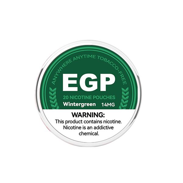 14mg EGP Nicotine Pouches - 20 Pouches Smoking Products EGP Wintergreen 
