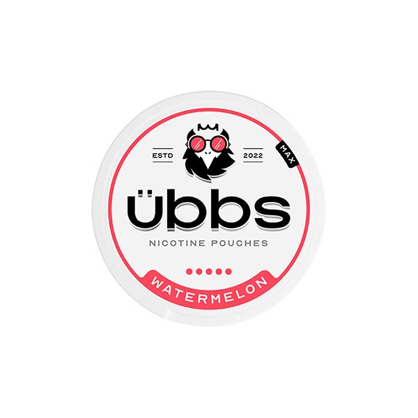 14mg Übbs Watermelon Ice Max Strength Nicotine Pouches - 20 Pouches Smoking Products Übbs 