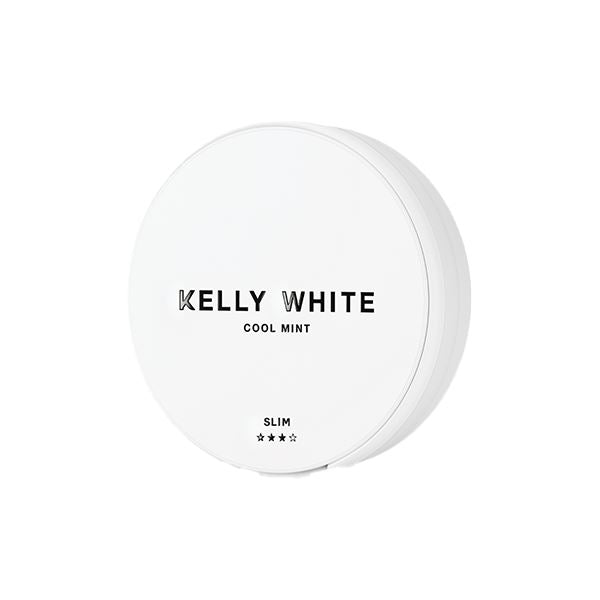 15mg Kelly White Slim Medium Cool Mint Nicotine Pouches - 20 Pouches Smoking Products Kelly White 