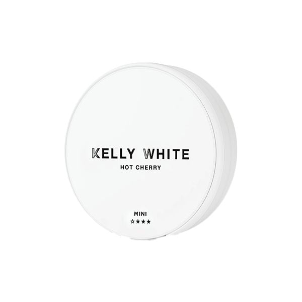 16mg Kelly White Mini Medium Hot Cherry Nicotine Pouches - 20 Pouches Smoking Products Kelly White 