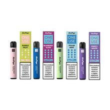 Load image into Gallery viewer, 19mg AirsPops ONE Use Disposable Vape 600 Puff Vaping Products Airscream 
