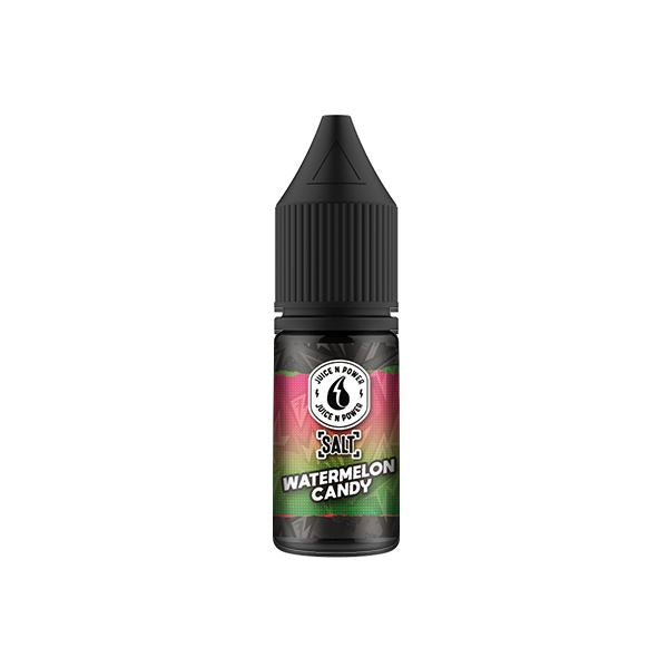 20mg Juice N Power JNP Salts 10ml (50VG/50PG) Fulfilment Juice 'N' Power Watermelon Candy Gummies 