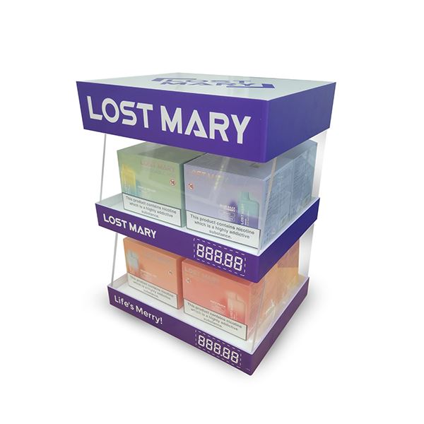 20mg Lost Mary Disposable 2 Tier Display Unit Vaping Products ELF Bar 